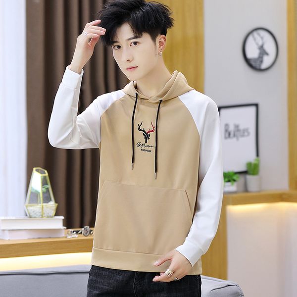 fashion brand men's hoodie spring / fall 2020 men's patchwork pullover sweatshirt hoodie clothing, Black
fashion brand men's hoodie spring / fall 2020 men's patchwork pullover sweatshirt hoodie clothing, Black