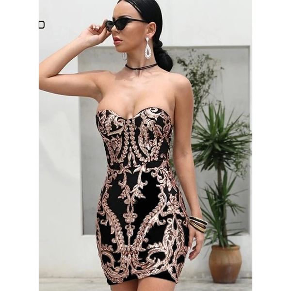 factory direct foreign trade 2020 european and american womens strapless off-shoulder mini sequined dress, White;black
factory direct foreign trade 2020 european and american womens strapless off-shoulder mini sequined dress, White;black