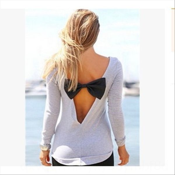 autumn long-sleeved back bow women's wear autumn long-sleeved t- shirt back bow t-shirt women's wear, White
autumn long-sleeved back bow women's wear autumn long-sleeved t- shirt back bow t-shirt women's wear, White