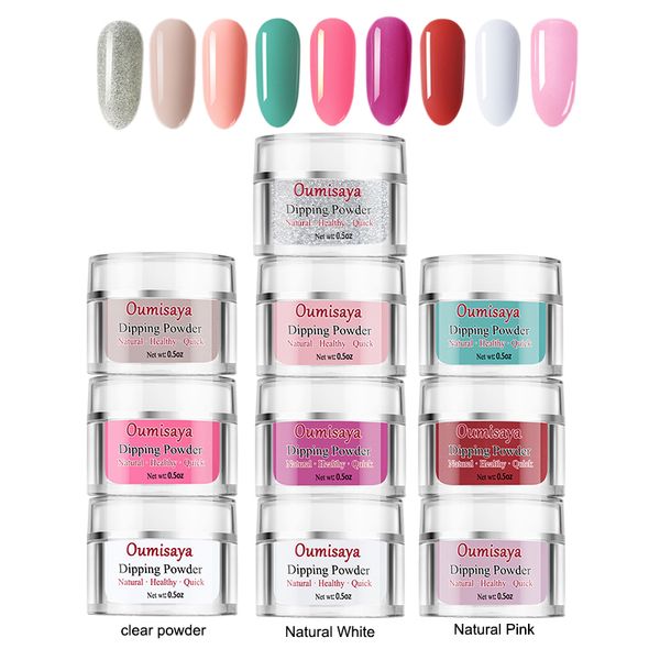 0.5oz/pcs 10pcs set oumisaya nail dipping powder starter kit with dip system essentials (base coat, sealer protect,coat, Silver;gold
0.5oz/pcs 10pcs set oumisaya nail dipping powder starter kit with dip system essentials (base coat, sealer protect,coat, Silver;gold