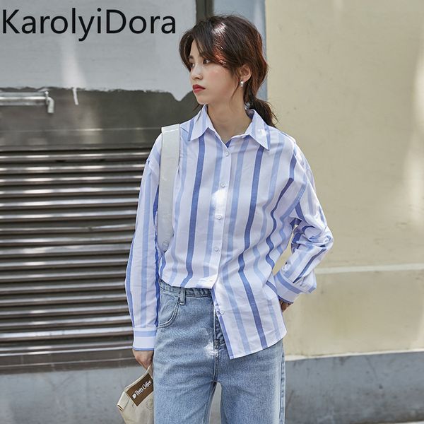 women striped blouse shirt long sleeve blouse turn down shirts casual et chemisier femme blusas mujer de moda 2020, White
women striped blouse shirt long sleeve blouse turn down shirts casual et chemisier femme blusas mujer de moda 2020, White