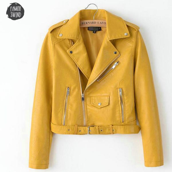 spring bright jackets yellow women 2019 leather zipper leather coat turn down collar female pu jackets pink black color, Black;brown
spring bright jackets yellow women 2019 leather zipper leather coat turn down collar female pu jackets pink black color, Black;brown