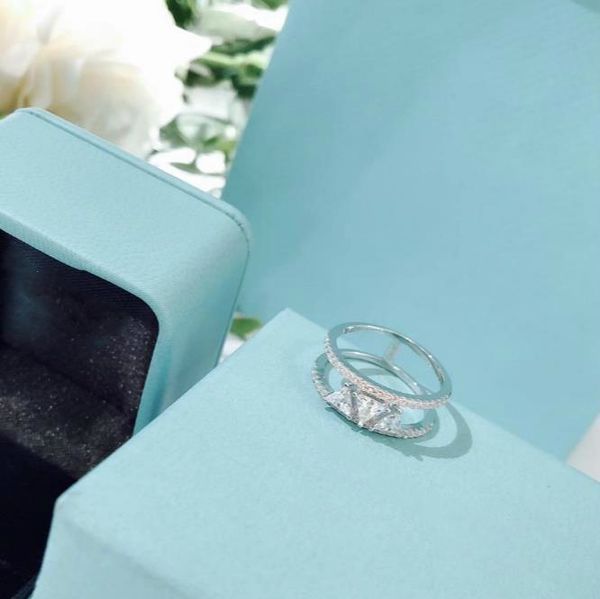 women hewelry wedding engagement ring jewelry 925 sterling silver triangle hollow white gold ring, Slivery;golden
women hewelry wedding engagement ring jewelry 925 sterling silver triangle hollow white gold ring, Slivery;golden