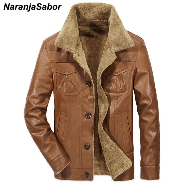 naranjasabor winter 2019 new men's leather jacket casual pu coats thermal outerwear male fleece jackets mens brand clothing 4xl, Black
naranjasabor winter 2019 new men's leather jacket casual pu coats thermal outerwear male fleece jackets mens brand clothing 4xl, Black