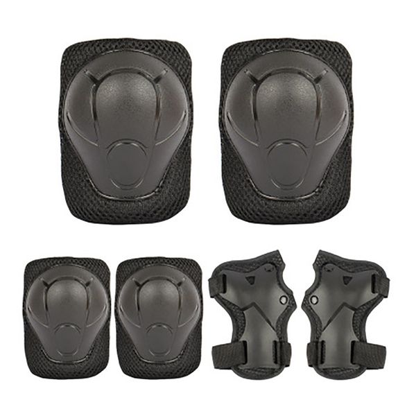 6pcs/set children adjustable protective elbow knee palm pad breathable protector outdoor skating sports protector for kids, Black;gray
6pcs/set children adjustable protective elbow knee palm pad breathable protector outdoor skating sports protector for kids, Black;gray