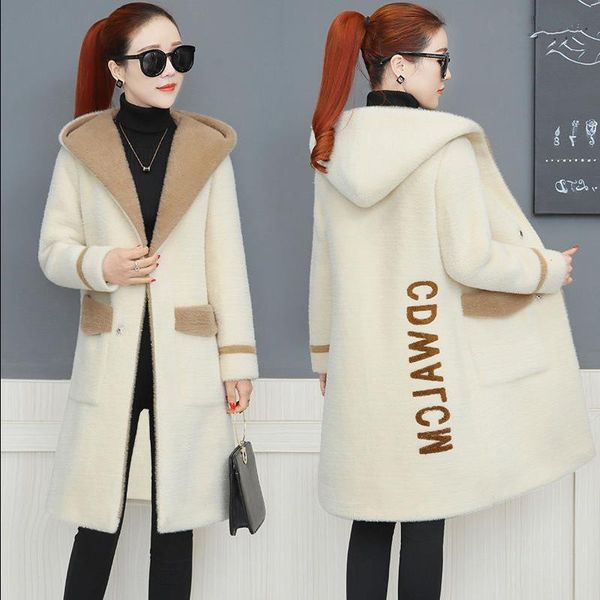 imitation mink velvet jacket women 2019 new autumn winter loose hooded jumper sweater coat knitted cardigan outerwear xa22, White
imitation mink velvet jacket women 2019 new autumn winter loose hooded jumper sweater coat knitted cardigan outerwear xa22, White