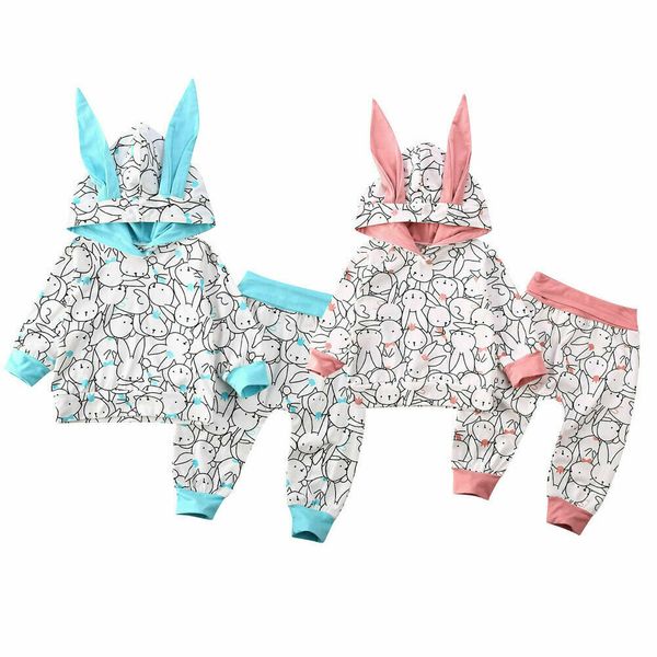 cute 2pcs baby boy girl kids rabbit hooded t-shirt long pants clothes outfits, White
cute 2pcs baby boy girl kids rabbit hooded t-shirt long pants clothes outfits, White