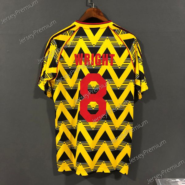 rocastle parlour adams winterburn wright retro 1991-93 away yellow bruised banana classic vintage soccer jrs sports football shirts, Black
rocastle parlour adams winterburn wright retro 1991-93 away yellow bruised banana classic vintage soccer jrs sports football shirts, Black