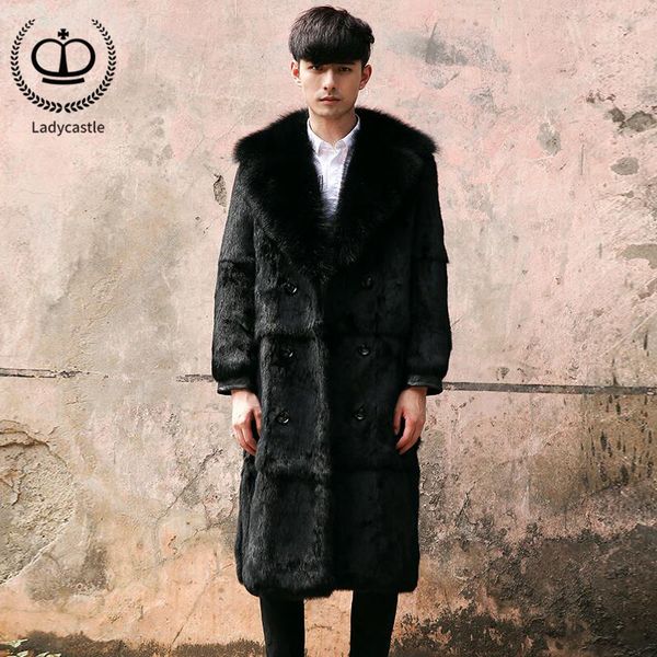 2018 new winter real fur coats men fashion fur jacket with full pelt collar thick warm coat men fm-033, Black
2018 new winter real fur coats men fashion fur jacket with full pelt collar thick warm coat men fm-033, Black