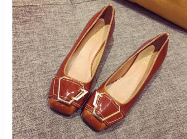 2019 women's shoes in spring and autumn with new style low heel square head @1025, Black 
2019 women's shoes in spring and autumn with new style low heel square head @1025, Black