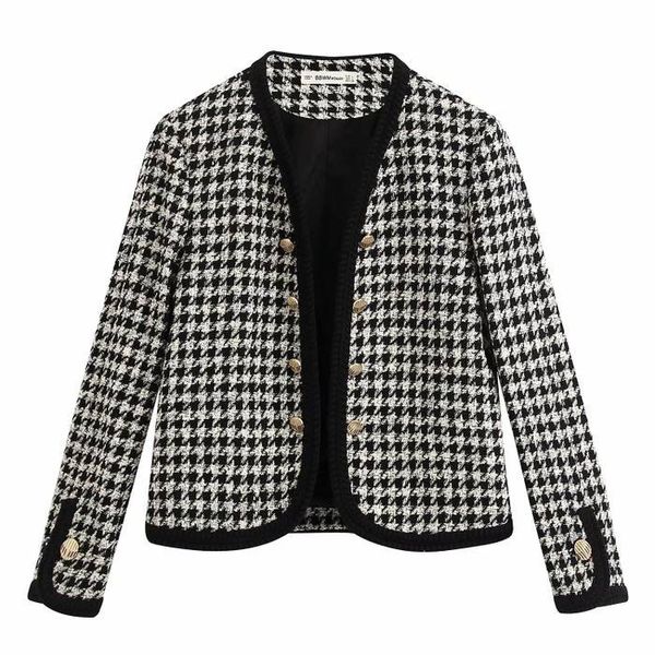 vintage stylish plaid with buttoned cropped tweed jacket coat women 2020 fashion v neck long sleeve female outerwear chic, White
vintage stylish plaid with buttoned cropped tweed jacket coat women 2020 fashion v neck long sleeve female outerwear chic, White