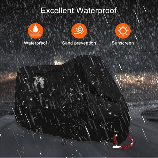waterproof motorcycle cover all season dustproof uv protective outdoor / indoor lock-holes design motorbike rain cover black
waterproof motorcycle cover all season dustproof uv protective outdoor / indoor lock-holes design motorbike rain cover black
