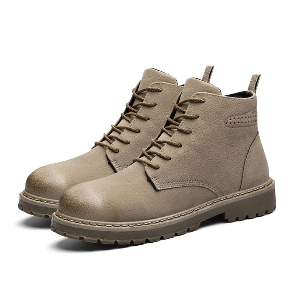 ins fashion martin boots leather autumn winter men deisigner shoes quility keep warm 101102 size39-44, Black
ins fashion martin boots leather autumn winter men deisigner shoes quility keep warm 101102 size39-44, Black