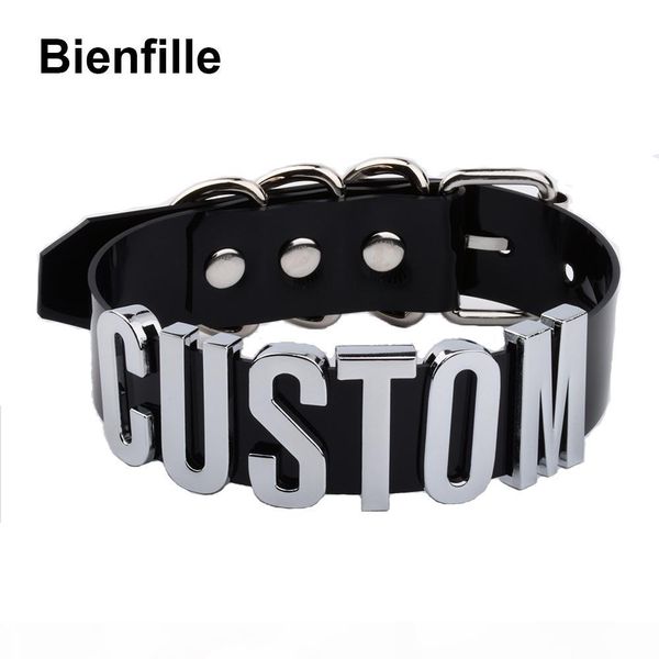 customized pvc collar custom personalized name choker cosplay choose letters necklace women j190711, Silver
customized pvc collar custom personalized name choker cosplay choose letters necklace women j190711, Silver