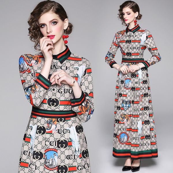 european and american fashion wild waist slimming positioning print dress, Black;gray
european and american fashion wild waist slimming positioning print dress, Black;gray