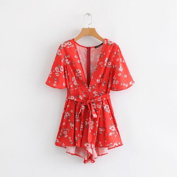 lady sweet floral print v neck red beach platsuits summer short sleeve bow lace-up women short jumpsuits vestidos#n756, Black;white
lady sweet floral print v neck red beach platsuits summer short sleeve bow lace-up women short jumpsuits vestidos#n756, Black;white