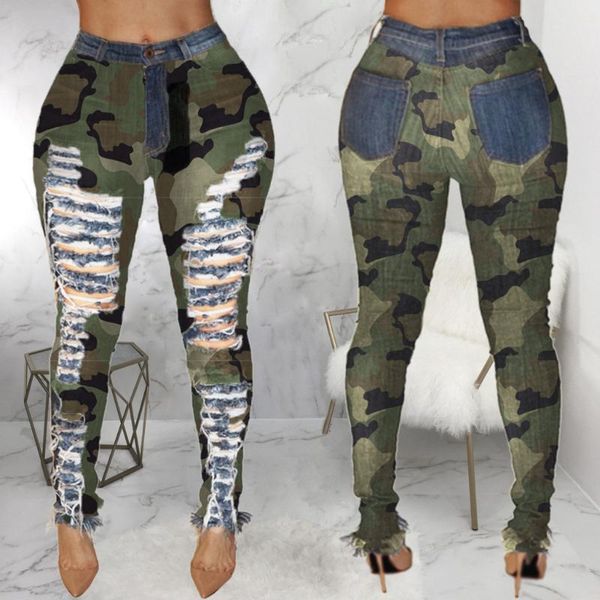 camouflage print plus size womens hole jeans summer pencil pants pocket jeans denim tight pants ripped design streetwear 3x, Blue
camouflage print plus size womens hole jeans summer pencil pants pocket jeans denim tight pants ripped design streetwear 3x, Blue