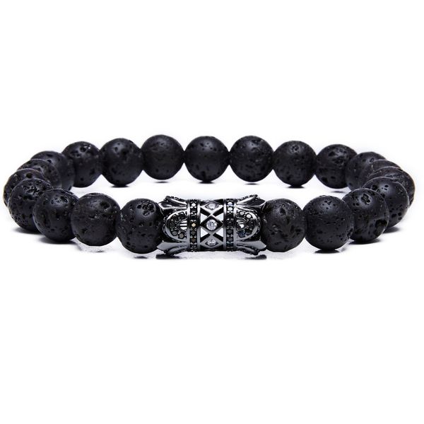 natural rock lava stone women bracelet set charms king crown healing bracelets, Black
natural rock lava stone women bracelet set charms king crown healing bracelets, Black