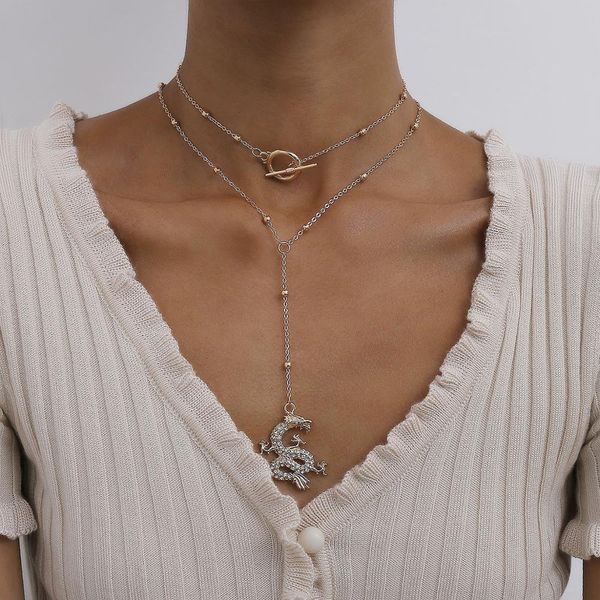 diezi hip hop multilayer chain metal beads choker necklace for women vintage collar dargon pendant necklace 2020 new jewelry, Silver
diezi hip hop multilayer chain metal beads choker necklace for women vintage collar dargon pendant necklace 2020 new jewelry, Silver