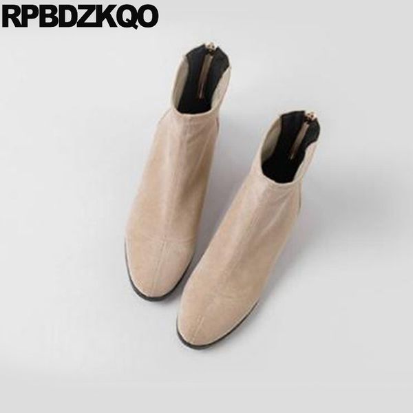fall european chunky 2019 big size shoes women ankle boots medium heel metal short autumn black fashion round toe suede block 10
fall european chunky 2019 big size shoes women ankle boots medium heel metal short autumn black fashion round toe suede block 10