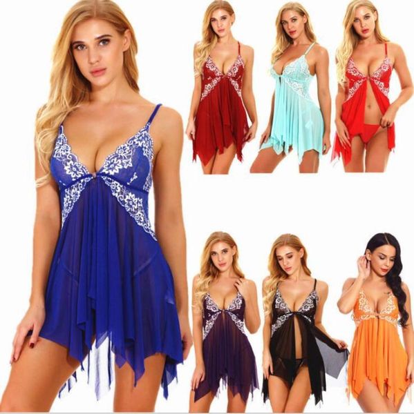 lingerie robes embroide femmes langerie peignoir pyjama femme women's sleepwear underwear perspectiv summer short sleeve capris leisure, Black;red
lingerie robes embroide femmes langerie peignoir pyjama femme women's sleepwear underwear perspectiv summer short sleeve capris leisure, Black;red