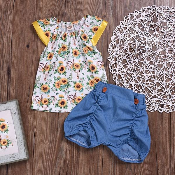 baby girl clothing set floral shirt short sleeve +denim shorts pants 2pcs set baby girls clothes, White
baby girl clothing set floral shirt short sleeve +denim shorts pants 2pcs set baby girls clothes, White