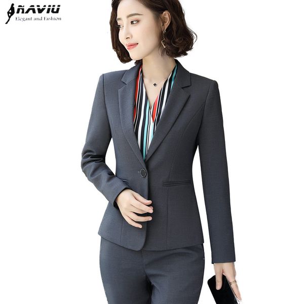 high quality women interview clothing pant suits two pieces set business long sleeve blazer and trousers office lady work wear, White;black
high quality women interview clothing pant suits two pieces set business long sleeve blazer and trousers office lady work wear, White;black