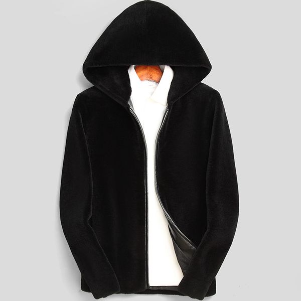 real fur coat winter jacket men 100% wool coat men clothes 2019 streetwear sheep shearlng jackets plus size erkek mont lsy070110, Black
real fur coat winter jacket men 100% wool coat men clothes 2019 streetwear sheep shearlng jackets plus size erkek mont lsy070110, Black