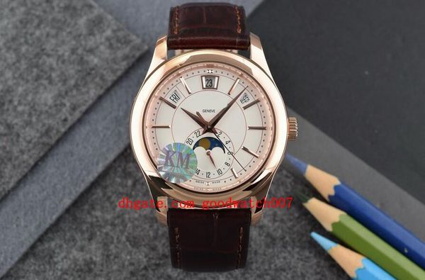 men's limited edition 40mm factory km japanese miyota 9015 automatic movement 18k rose gold watch sapphire crystal watches, Slivery;brown
men's limited edition 40mm factory km japanese miyota 9015 automatic movement 18k rose gold watch sapphire crystal watches, Slivery;brown