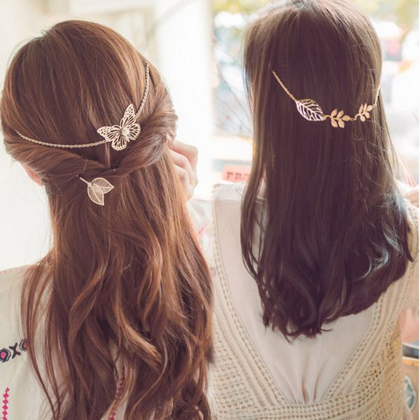 headwear golden hair chain hairpins headband jewelry wedding leaf butterfly hair clips accessories for bride women hairband, Golden;white
headwear golden hair chain hairpins headband jewelry wedding leaf butterfly hair clips accessories for bride women hairband, Golden;white