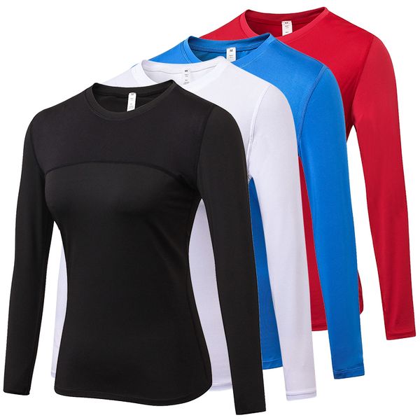 women sport tshirt long skinny fitness rashguard workout yoga t shirt for women sportswear running shirt long sleeve, Black;blue
women sport tshirt long skinny fitness rashguard workout yoga t shirt for women sportswear running shirt long sleeve, Black;blue