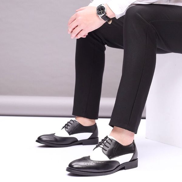 brogues carved mens formal shoes genuine leather dress shoes men 2019 trending homecoming gentleman wedding brown oxford, Black
brogues carved mens formal shoes genuine leather dress shoes men 2019 trending homecoming gentleman wedding brown oxford, Black