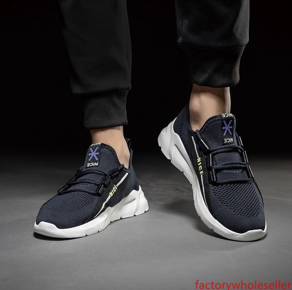 2020 новая мода марка дешевые повседневная обувь платформы черный белый sneaker комбинированные обувь мужская мода повседневная обувь размер