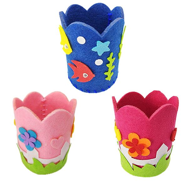 1pcs children creative nonwoven fabric pen holder christmas gift creative decoration supplies kids diy handmade art toys
1pcs children creative nonwoven fabric pen holder christmas gift creative decoration supplies kids diy handmade art toys
