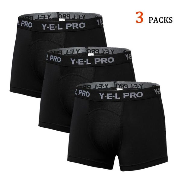 3 packs men running shorts sports underwear breathable boxer briefs men compression shorts gym fitness 2020, White;black 
3 packs men running shorts sports underwear breathable boxer briefs men compression shorts gym fitness 2020, White;black