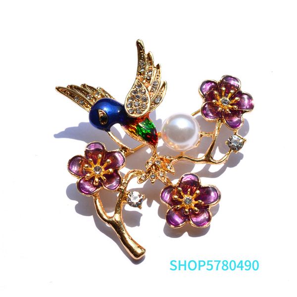 rhinestone birds and flower brooches for women elegant brooch multi color pearl pin lady bridal dress accessory fashion jewelry, Gray
rhinestone birds and flower brooches for women elegant brooch multi color pearl pin lady bridal dress accessory fashion jewelry, Gray