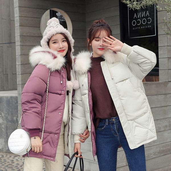 wnter jacket women 2019 winter female long jacket fur collar winter coat women plus size s-3xl parka warm down coat, Black
wnter jacket women 2019 winter female long jacket fur collar winter coat women plus size s-3xl parka warm down coat, Black