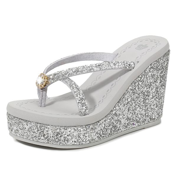 female shoes slippers women summer slides on a wedge rubber flip flops low heeled mules 2020 hawaiian heels glitter crystal, Black
female shoes slippers women summer slides on a wedge rubber flip flops low heeled mules 2020 hawaiian heels glitter crystal, Black