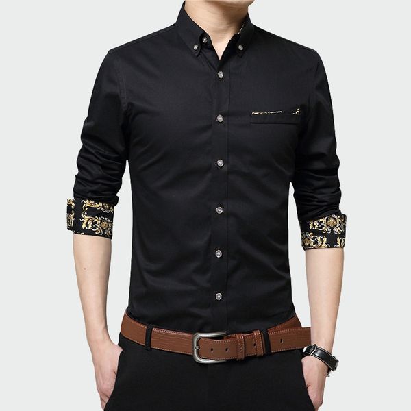 2109 new spring autumn mens fashion shirt causal men long sleeve shirt man cotton slim plaid business shirts clothing 5xl ml251, White;black
2109 new spring autumn mens fashion shirt causal men long sleeve shirt man cotton slim plaid business shirts clothing 5xl ml251, White;black