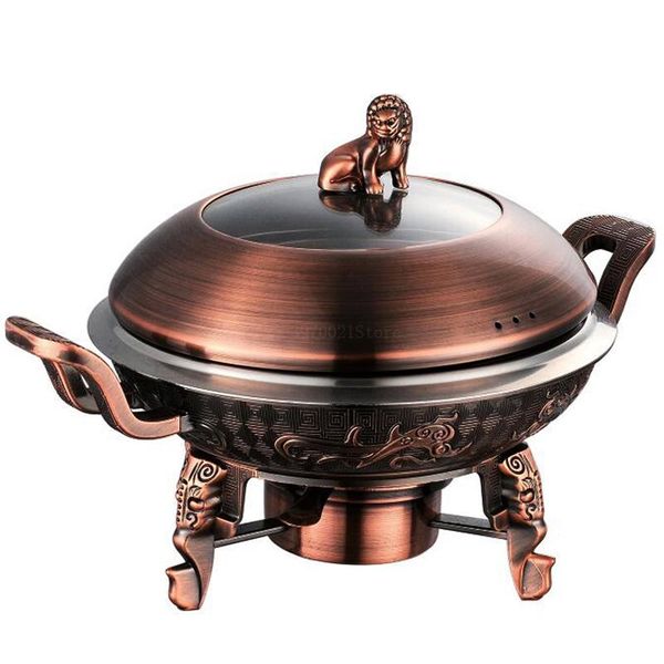 1.5l thickened stainless steel alcohol pot chinese style antique stew pot chafing dish buffet alcohol stove mini hot
1.5l thickened stainless steel alcohol pot chinese style antique stew pot chafing dish buffet alcohol stove mini hot