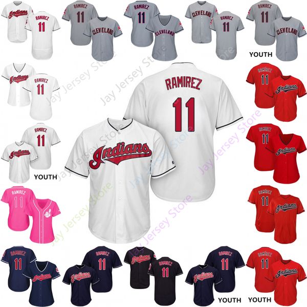 2019 Cleveland 11 Jose Ramirez Jersey Indians Jerseys Cool Base Flexbase Home Away White Black Red Grey Pullover Button Men Women Youth 
2019 Cleveland 11 Jose Ramirez Jersey Indians Jerseys Cool Base Flexbase Home Away White Black Red Grey Pullover Button Men Women Youth