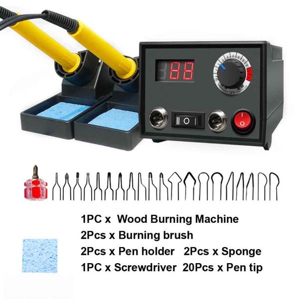 wood burning machine kit pyrography tools handicraft adjustable temperature professional pen painting process digital display
wood burning machine kit pyrography tools handicraft adjustable temperature professional pen painting process digital display
