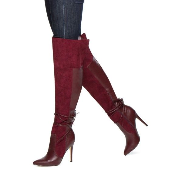 winter women's maroon stiletto boots suede pointed toe knee high boots women long size 34-46, Black
winter women's maroon stiletto boots suede pointed toe knee high boots women long size 34-46, Black