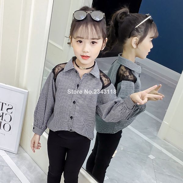 girls blouses plaid blouse for girls long sleeve kids shirt 6 8 12 years spring clothing teen children's shirt autumn, White;black
girls blouses plaid blouse for girls long sleeve kids shirt 6 8 12 years spring clothing teen children's shirt autumn, White;black