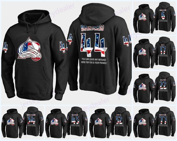 Mens Colorado Avalanche USA Flag Black Hoodie Jerseys 56 Marko Dano 57 Gabriel Bourque 44 Mark Barberio Hockey Hoodies Sweatshirts
Mens Colorado Avalanche USA Flag Black Hoodie Jerseys 56 Marko Dano 57 Gabriel Bourque 44 Mark Barberio Hockey Hoodies Sweatshirts