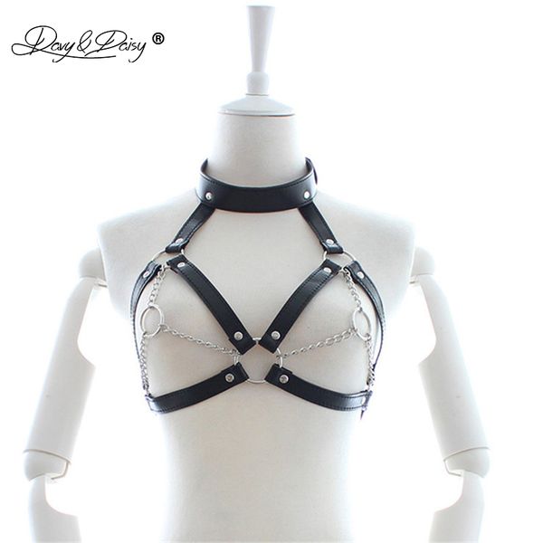 davydaisy women bra choker leather open bust bralette metal chain intimate adjustable lingerie cropped br506, Red;black
davydaisy women bra choker leather open bust bralette metal chain intimate adjustable lingerie cropped br506, Red;black