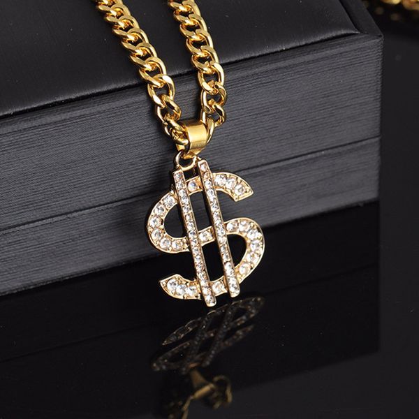 us dollar money pendant necklaces luxury gold color long chain necklace men women accessories necklace shellhard hip hop jewelry, Silver
us dollar money pendant necklaces luxury gold color long chain necklace men women accessories necklace shellhard hip hop jewelry, Silver