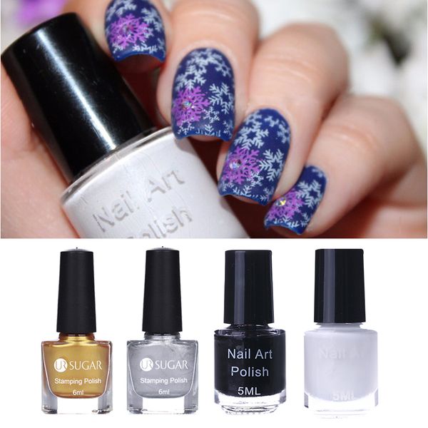 white black gold sliver color nail art stamping polish set 5ml nail varnish stamp manicure art polish
white black gold sliver color nail art stamping polish set 5ml nail varnish stamp manicure art polish