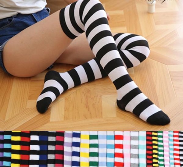 christmas party stocking womens long striped socks over knee thigh high socks for cosplay daily wear contton polyester 21colors
christmas party stocking womens long striped socks over knee thigh high socks for cosplay daily wear contton polyester 21colors