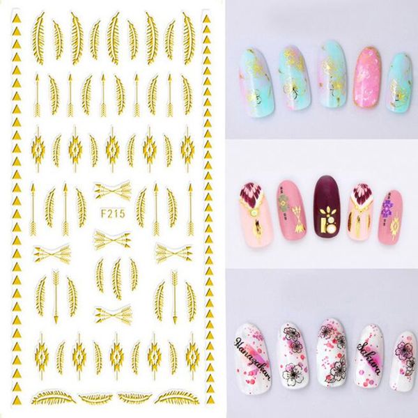 1 sheet 3d art tribal arrow feather nail sticker gold silver black white adhesive manicure nail transfer sticker
1 sheet 3d art tribal arrow feather nail sticker gold silver black white adhesive manicure nail transfer sticker
